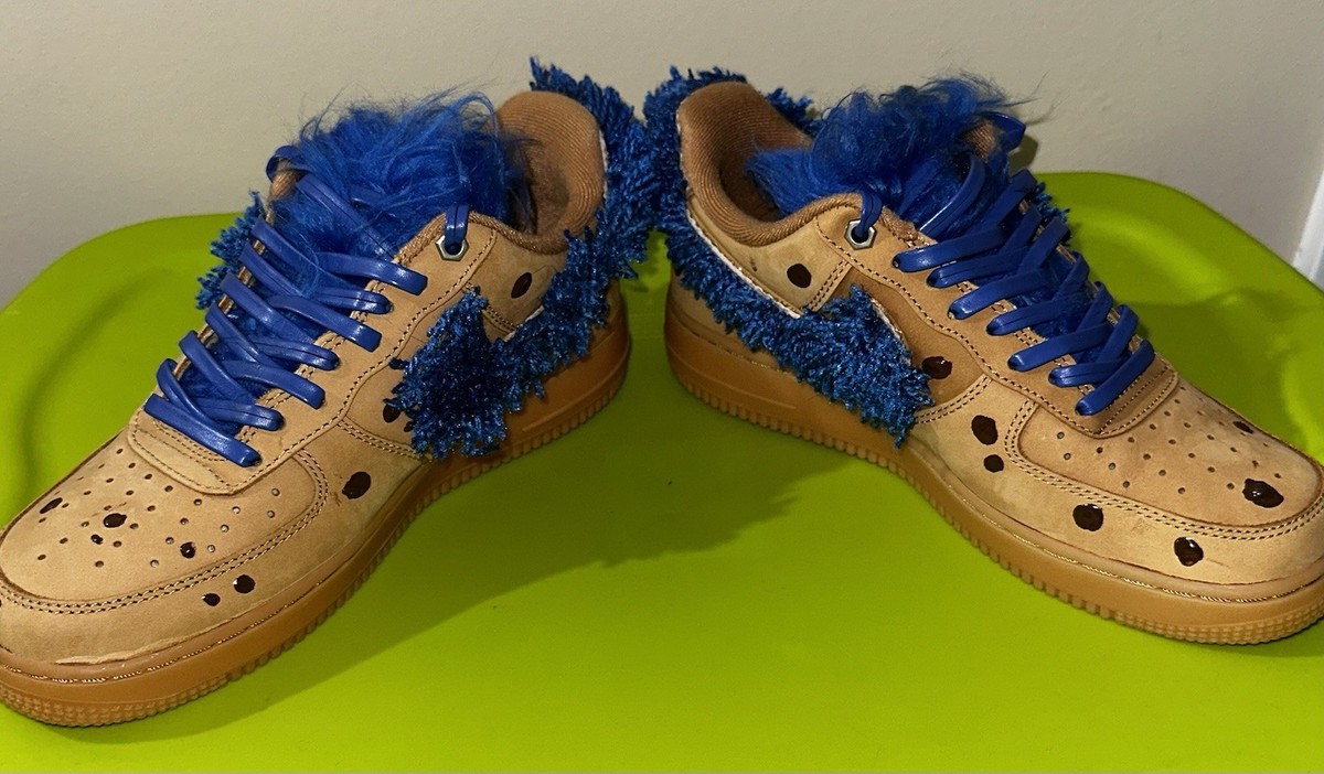 Nike Air Force 1 Custom Cookie Monster - Baked Goods Collection Air Force 1 Custom Are Your Making Cookies - Etsy Sweden main image 4