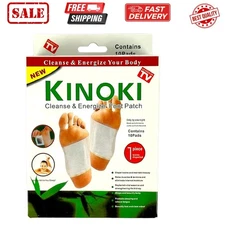 Natural Foot Patches - 10 Adhesive Pads for Foot Pain Relief & Odor Elimination