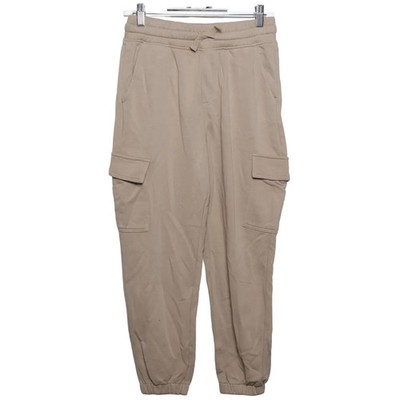 H&M, Cargohose, Größe: 158, Beige, Baumwolle/Polyester, Einfarbig, Sweat #FXv