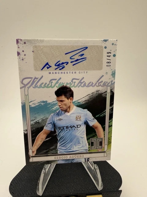 Sergio Aguero Masterstrokes Auto /49 - 2024-25 Panini Impeccable Soccer