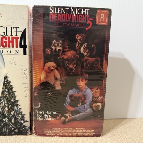 Silent Night, Deadly Night Part 3 4 And 5 VHS Lot Live Home Video Horror Gore - Picture 4 of 11