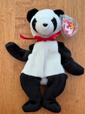 Fortune the Bear Beanie Baby  Ty Beanie Baby w tag in holder