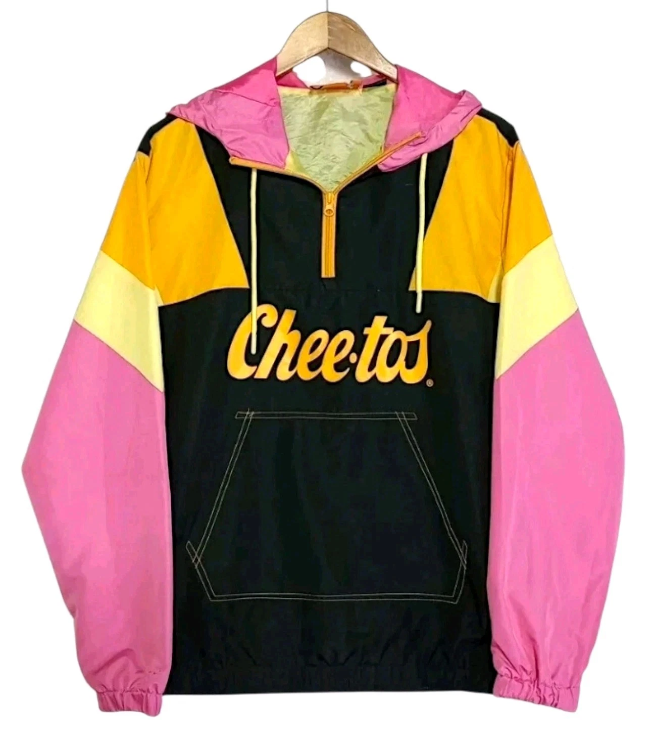 Cheetos Windbreaker Hoodie Size Small Chester Cheetah Basketball Jacket image 1