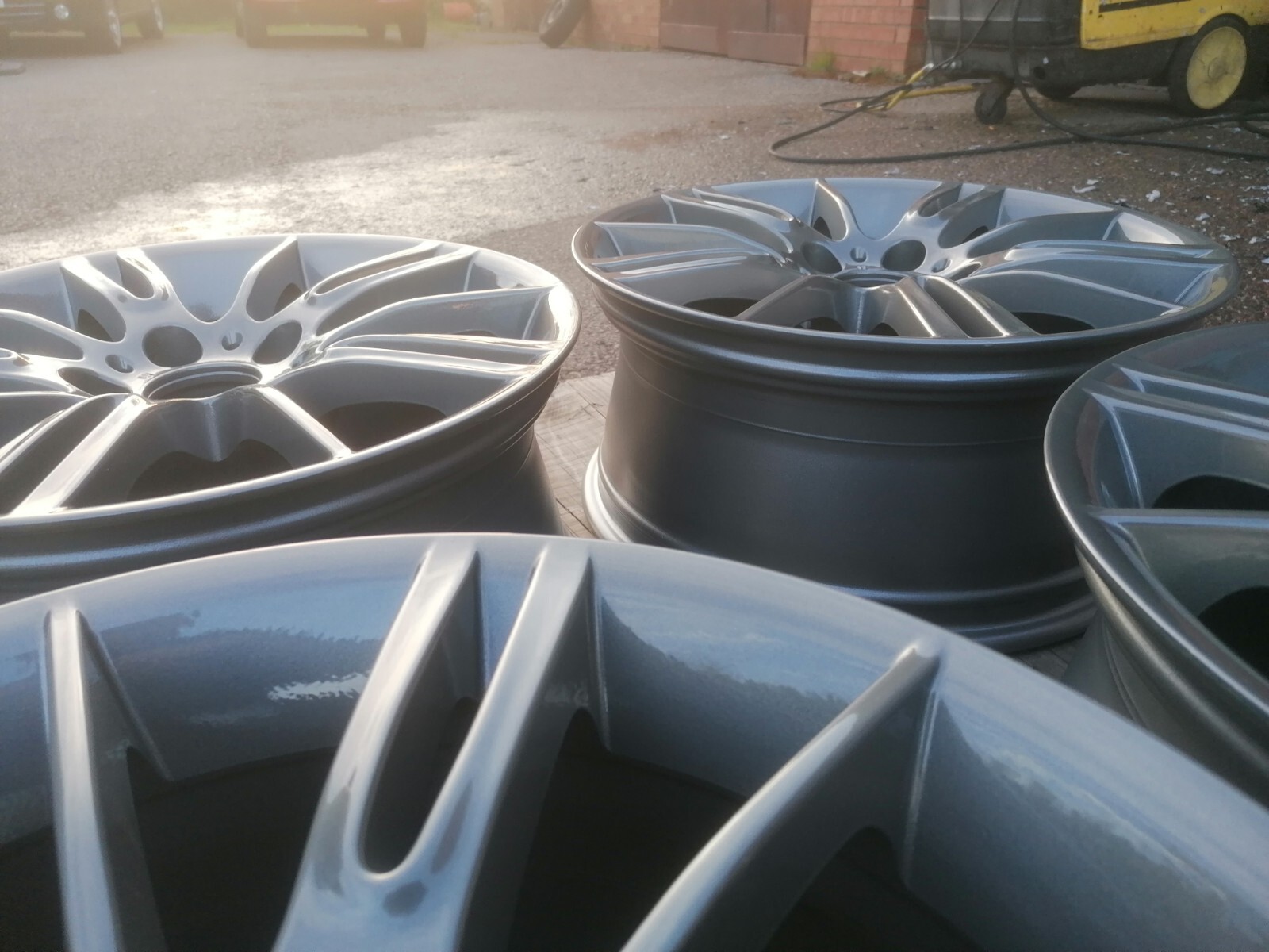 18 inch BMW 3 Series mv3 genuine alloy wheels exchange service GREY eBay