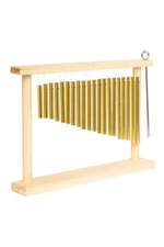 Stagg Pipe Chimes/1Row/20Bars+Wood Frame