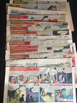 1940’s-1950’s Rusty Riley [Lot of 14] Weekly Comic Strips | eBay