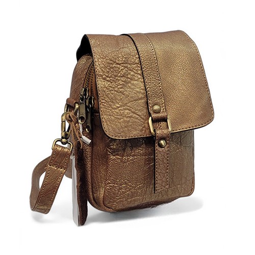 Borsa cellulare donna vera pelle borsa a tracolla borsa a tracolla portafoglio - Foto 2 di 29