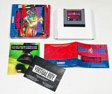 Galactic Pinball - Complete Nintendo Virtual Boy Game CIB NVB - Authentic