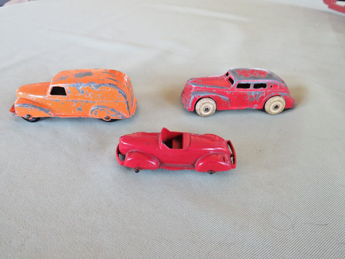 GRUPO DE 3 COCHES Y CAMIONES JUGUETES TOOTSIETOY METAL FUNDIDO TOOTSIETOY VINTAGE AÑOS 30 40 - Imagen 2 de 7