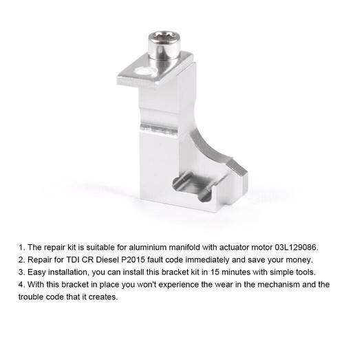 P2015 Code Repair Bracket Kit For Common Rail TDI w/Aluminum Manifold 03L129711E - Foto 13 di 20