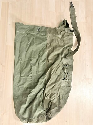 60s Us Army Canvas Duffel Bag Vintage