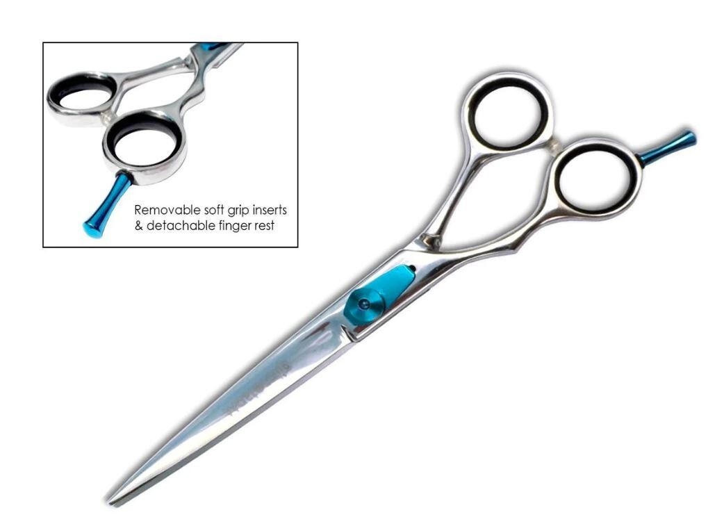 Dog Grooming Scissors Essentials Finishing Straight Cut LEFT HANDED Scissor ✂🐶