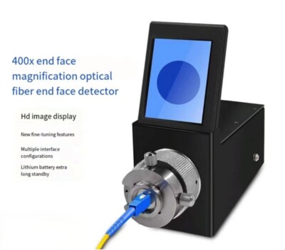 RD-66G 400X 3.5'' LCD Fiber Optic Inspection Fiber Microscope 1.25/2.5mm Adapter