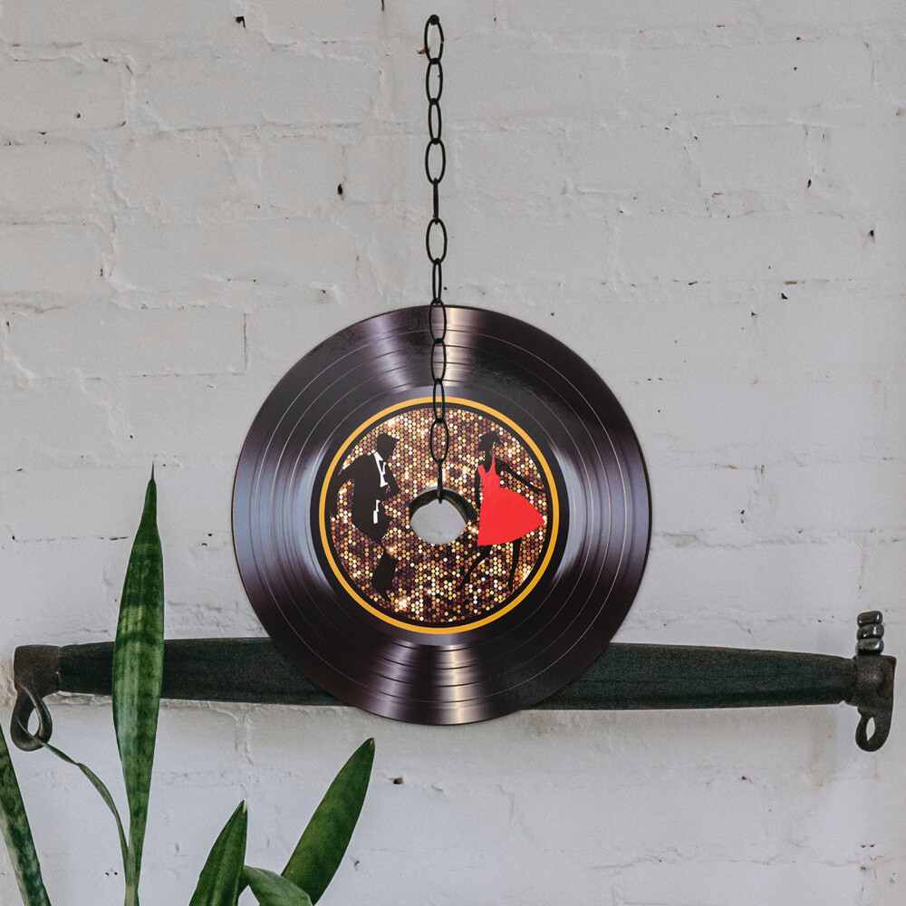 10 Pcs Old Record Decoration Paper Wall Hanging Vinyl Records eBay