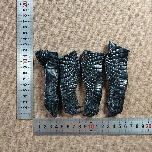 2X Real Alligator Crocodile Leather Skin Hide Pelts Taxidermy Craft DIY Keyring - Picture 10 of 33