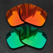 US Orange&Green Polarized Replacement Lenses For-Oakley Holbrook Mix