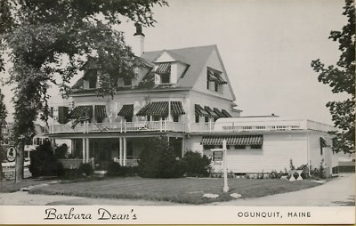 Exterior Street View Barbara Dean's Restaurant Ogunquit Maine ME Postcard C33
