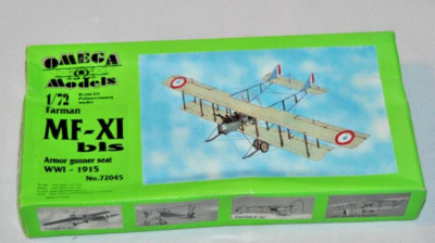 Rare Omega Models, Farman MF-XI bis, 1:72 Scale, Resin Model, Czech Rep