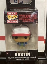 Funko Pop Pocket Keychain STRANGER THINGS DUSTIN Vinyl Figure NIB 2019 Netflix