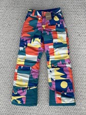 NWT 169 Patagonia Multicolor Youth Ski Pants - Size L 12 