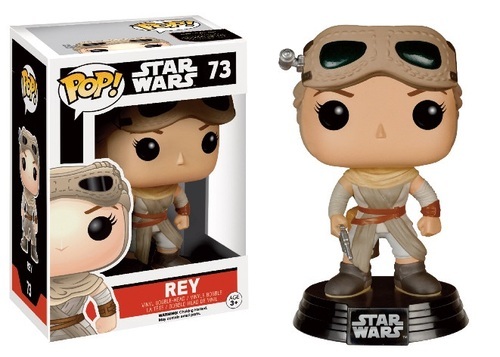 EXCLUSIVE - STAR WARS REY GOGGLES VINYL FIGURE 3.75"" POP BOBBLE HEAD FUNKO