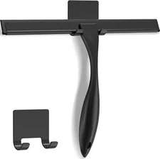 All-Purpose Stainless Steel Shower Squeegee for Shower Glass Door with Adhesive