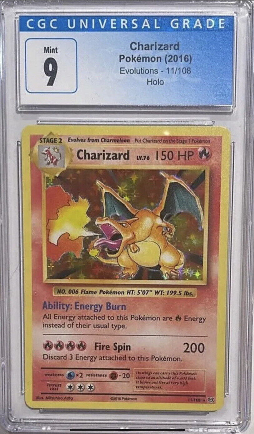 🎄1 RANDOM GRADED CHARIZARD POKEMON CARD🔥 eBay