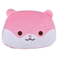 RI One 16" Kawaii Pink Hamster Plush Pillow