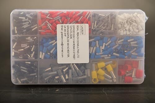 900Pcs Wire Ferrule Connectors Kit Insulated Terminal Cord End Crimp Connectors - Picture 6 of 12