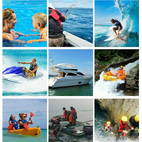 Life Jackets Buoyancy Aid Ski Sailing Watersport Kayak Boating Jacket Adult Vest - Picture 11 of 16