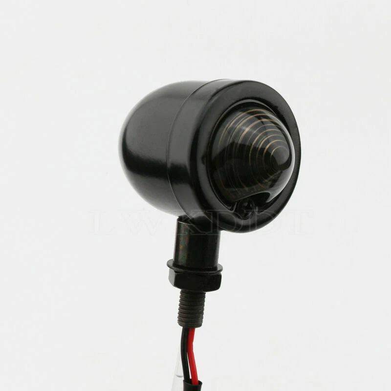 2x Luz de señal de giro bala negra LWKDDT para Harley-Davidson Road King EFI FLHRI Foto 3 de 4