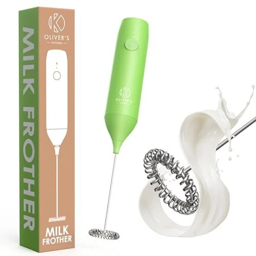Milk Frother Wireless Rechargeable - Milk, Coffee, Cappuccino & more! USB-C