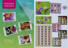 Romania 2022 Fang Terror, Insects, Praying Mantis, Mantis, Fauna Mi.8080-83 A