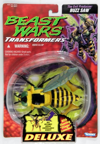 Hasbro 1996 Transformers Beast Wars Deluxe Buzz Saw nice card Buzzsaw - Picture 1 of 3