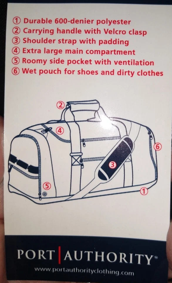 USC Trojans Port Authority Football Player Duffel/Travel Bag New With Tags - Image 4 of 4