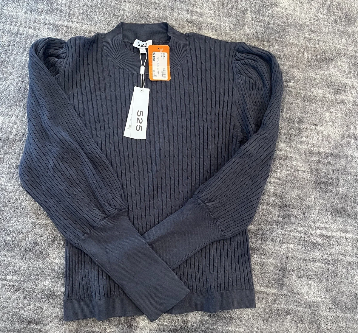 525 america clearance puff sleeve sweater