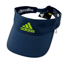 NEW adidas Men's CLIMALITE Pickleball/Golf/Tennis Visor-Blue/Lime AJ9308