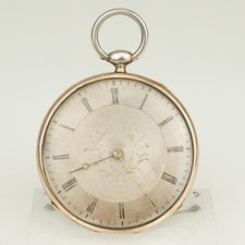 Rare SILVER Pocket Watch Collectible time piece jewelry no gold jewellery RAR