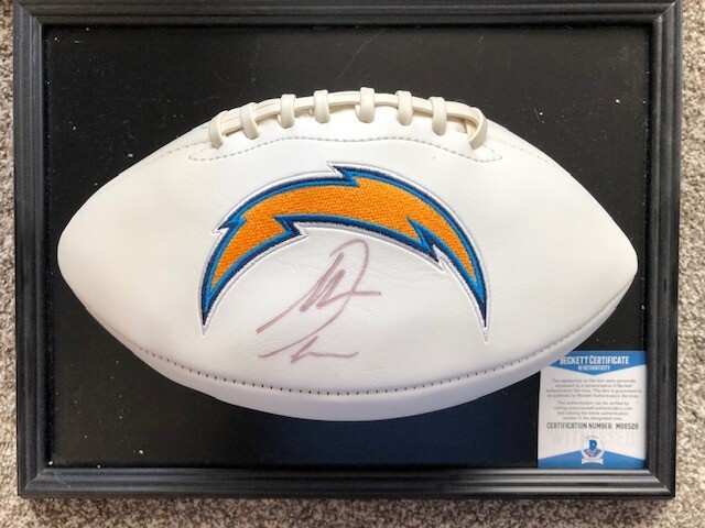 Antonio Gates Autographed Signed San Diego Chargers FOOTBALL COA BY BECKETT 