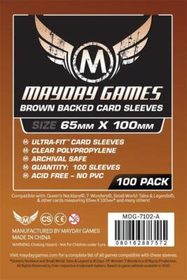 Mayday - Magnum Copper ''7 Wonders'' Card Sleeves - Brown 100ct ''A'' - New