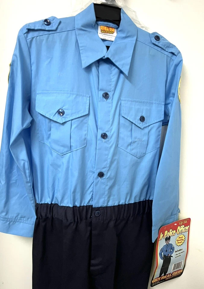 Disfraz de oficial de policía infantil Aeromax niños niñas - talla 12-14 grande - nuevo Foto 2 de 4