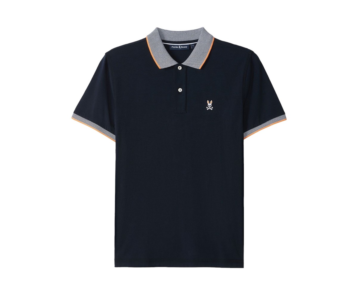 Psycho Bunny Northlake Jersey Polo Men's Shirt B6K504C200-NYO Navy
