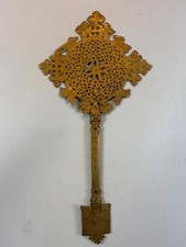 250623 - large Ethiopian Coptic priest hand Cross - Ethiopia.