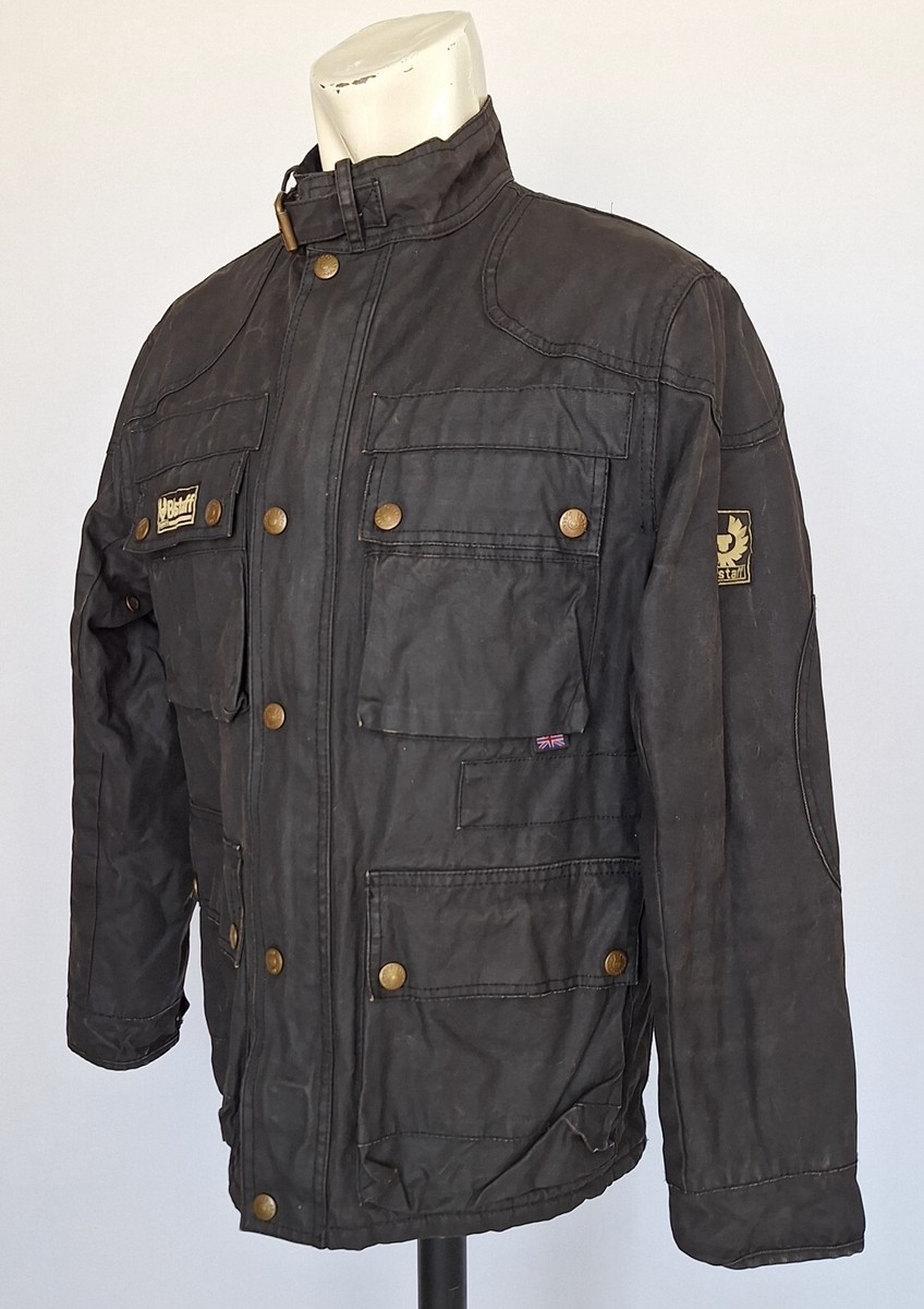 Belstaff Sammy Miller Waxed Jacket multipocket Black vintage coat Belstaff Sammy Miller Waxed Jacket multipocket Black vintage coat