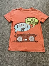 Cat Jack Boys Short Sleeve T-Shirt Size M 8/10