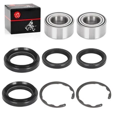Front Wheel Bearings w/ Seals Kit for Kawasaki Bayou 300 400 4x4 KLF300 KLF400