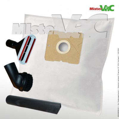 10x Staubsaugerbeutel + Düsenset kompatibel mit Solac AB 2700 Springtec