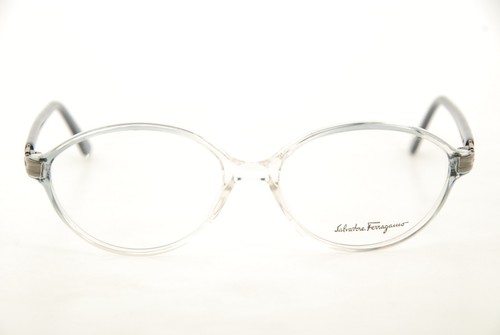 New Authentic Salvatore Ferragamo 2512 157 Transparent/Blue 54mm Eyeglasses RX - Picture 2 of 12