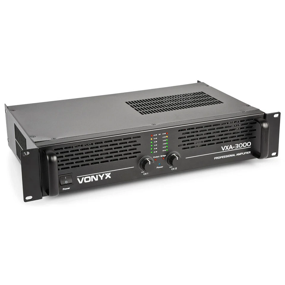 Vonyx VXA-3000 Power Amplifier PA DJ Stage Amp 2x 1500W into 4 Ohms - NEW - image 4 of 4
