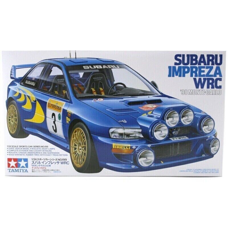 ドリパケ TAMIYA SUBARU INPREZA WRC 1998 Subaru Impreza WRC MC 98 - échelle 1/24 - TAMIYA 24199